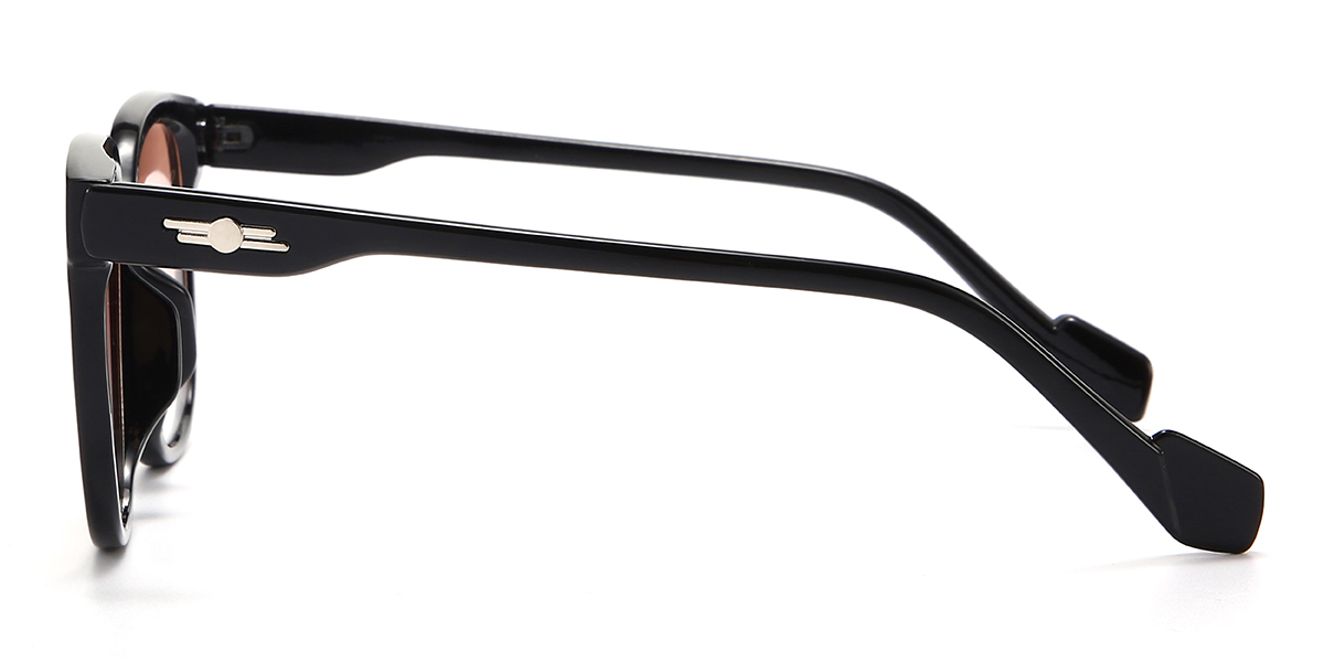 Black Orange Krue Glasses - Square Sunglasses