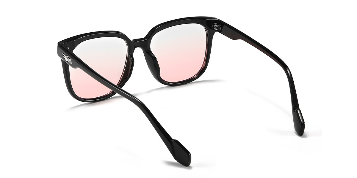 Fekete Fokozatos Vörös Krue Szemüveg - Square Sunglasses