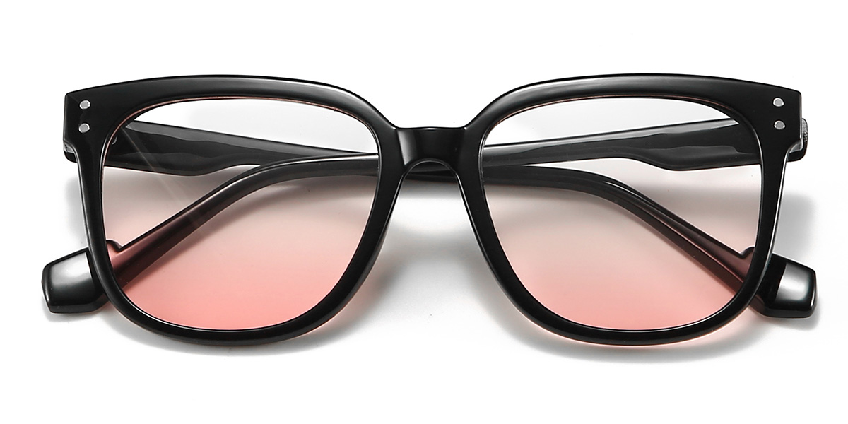 Fekete Fokozatos Vörös Krue Szemüveg - Square Sunglasses