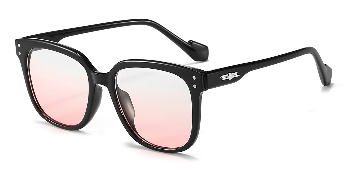 Fekete Fokozatos Vörös Krue Szemüveg - Square Sunglasses