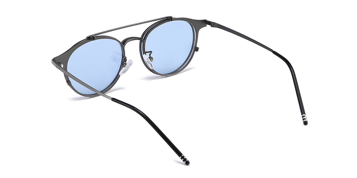 Argent Bleu Wayne Lunettes - Aviator Sunglasses