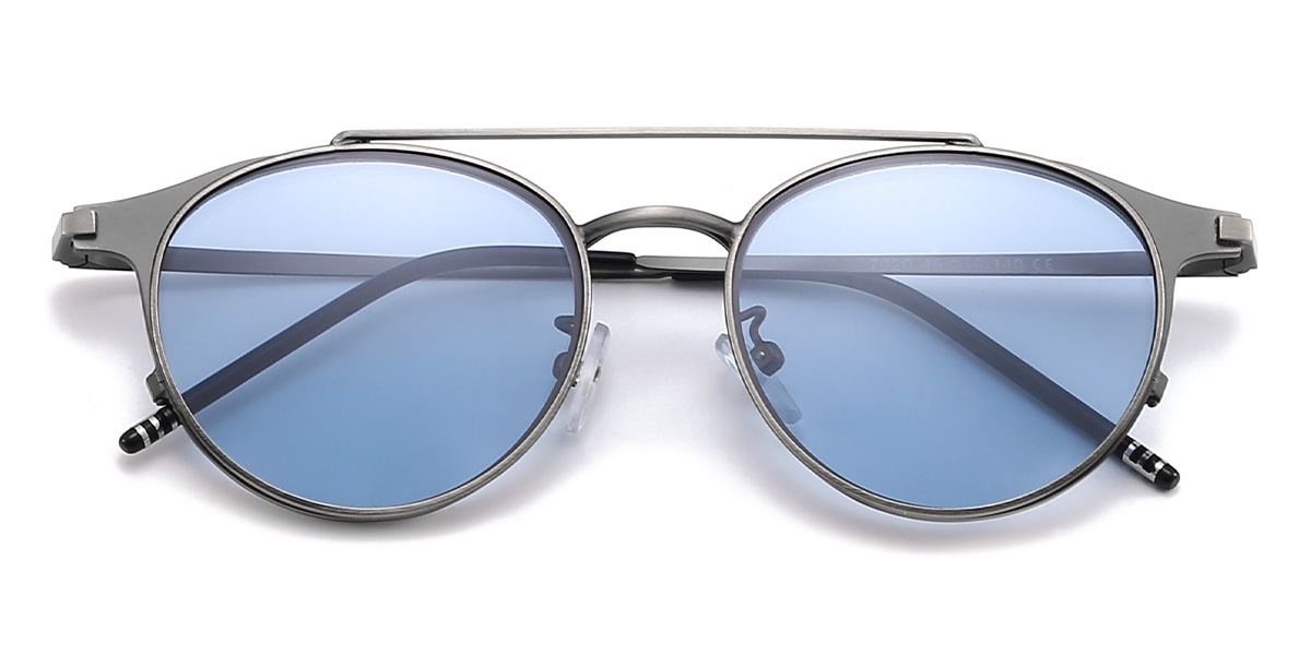 Argent Bleu Wayne Lunettes - Aviator Sunglasses