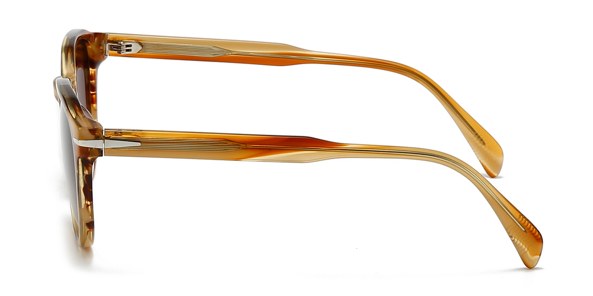 Teknősbéka barna Branden Szemüveg - Oval Sunglasses