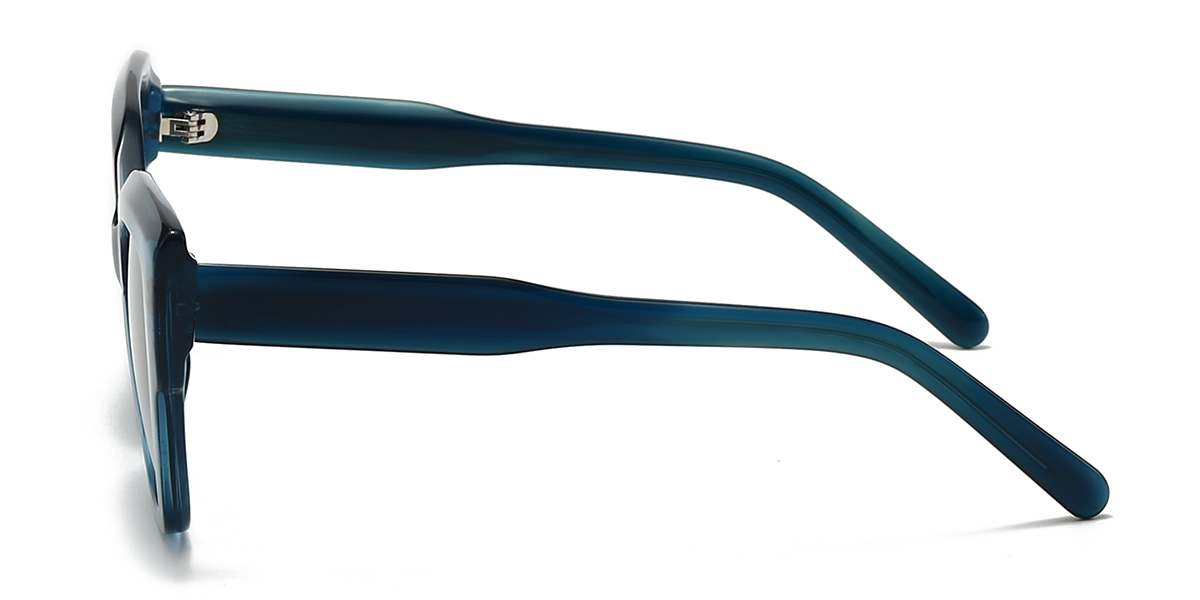 Blue Grey Haleigh Glasses - Cat Eye Sunglasses