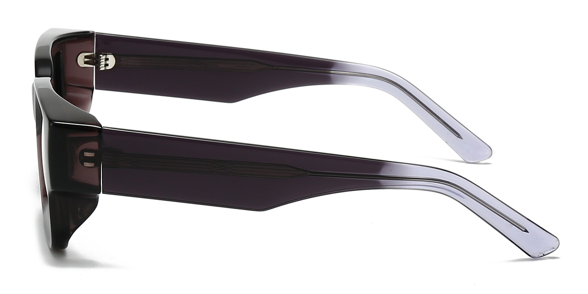 Black Grey Timmy Glasses - Rectangle Sunglasses