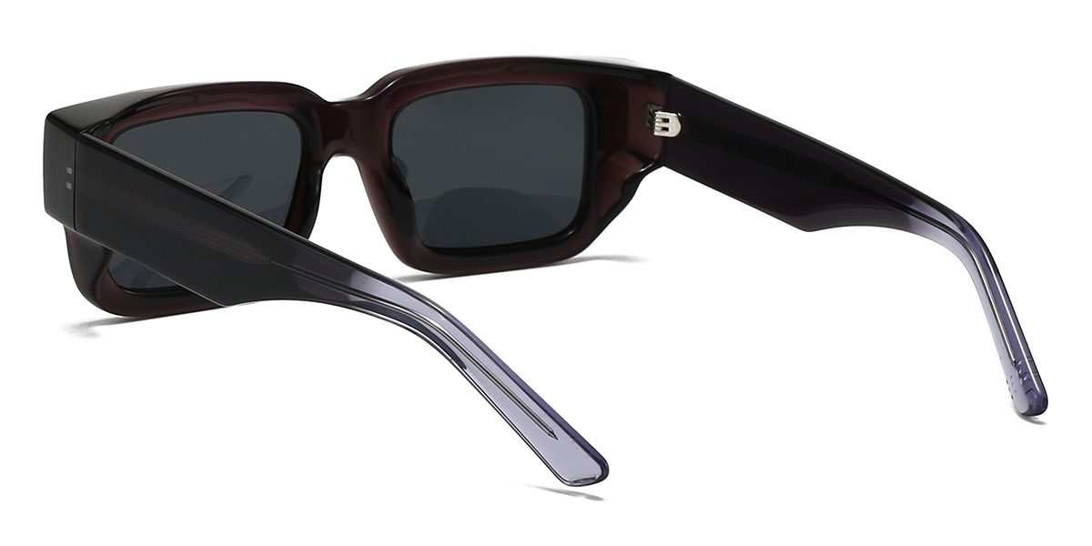 Black Grey Timmy Glasses - Rectangle Sunglasses