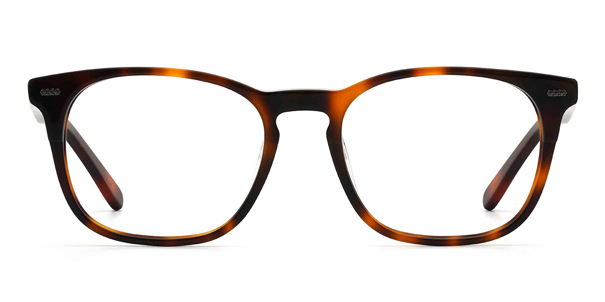 Tortoiseshell Stevie - Rectangle Glasses