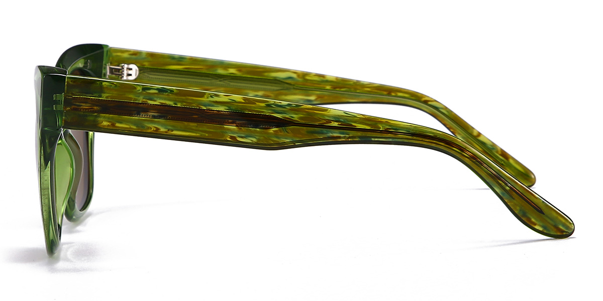Green Brown Maurice Glasses - Cat Eye Sunglasses