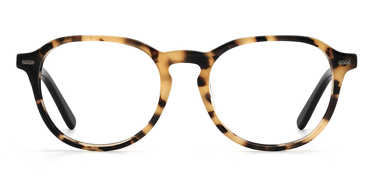 Ivory Tortoiseshell Giana Glasses - Oval Glasses