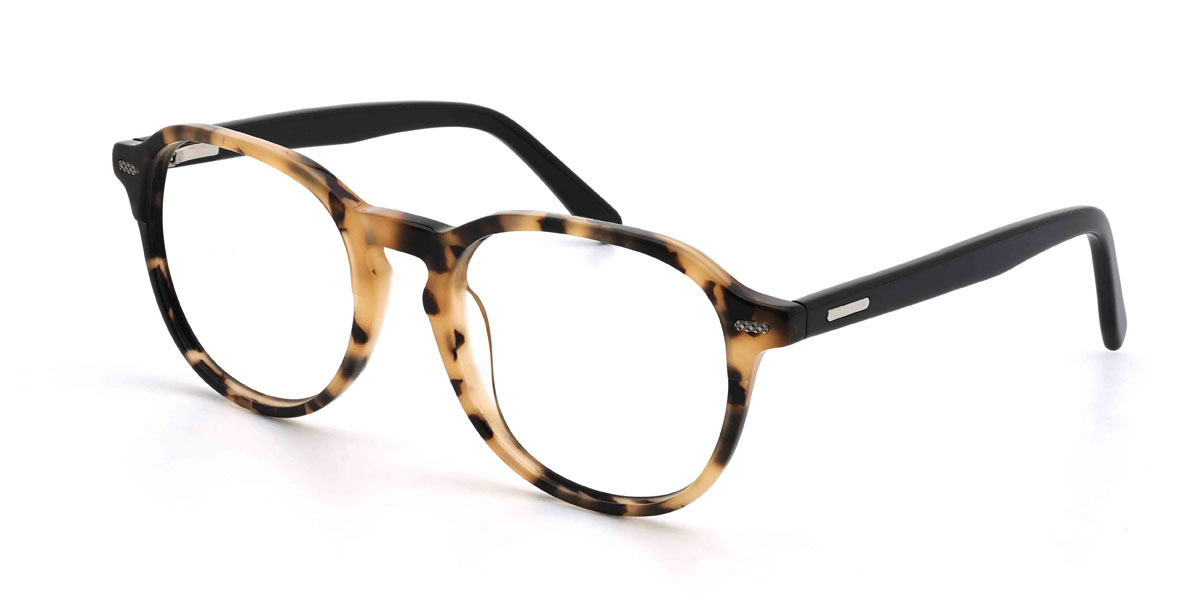 Ivory Tortoiseshell Giana Glasses - Oval Glasses