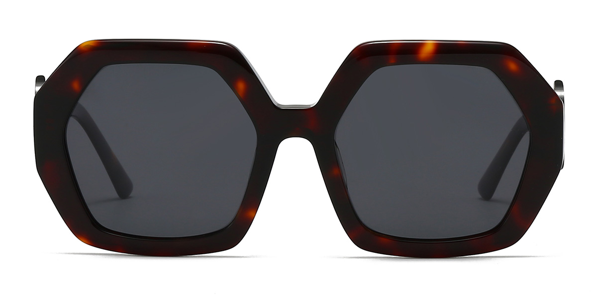 Teknősbéka Szürke Josue Szemüveg - Oval Sunglasses