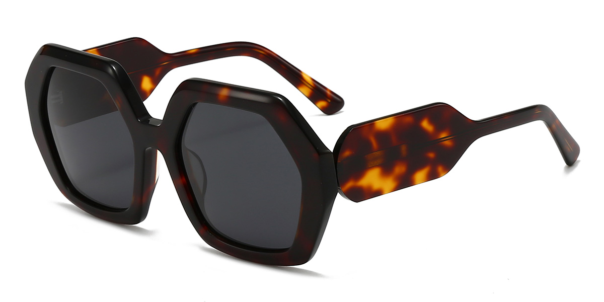 Teknősbéka Szürke Josue Szemüveg - Oval Sunglasses