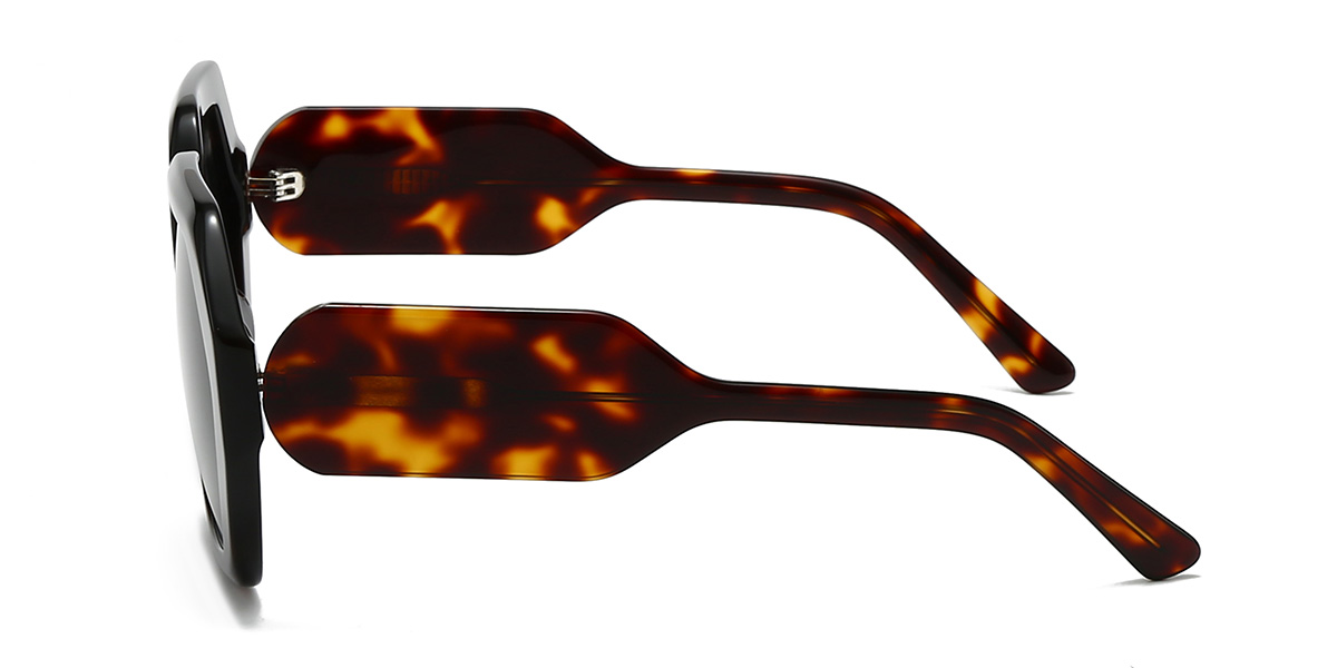 Teknősbéka Szürke Josue Szemüveg - Oval Sunglasses