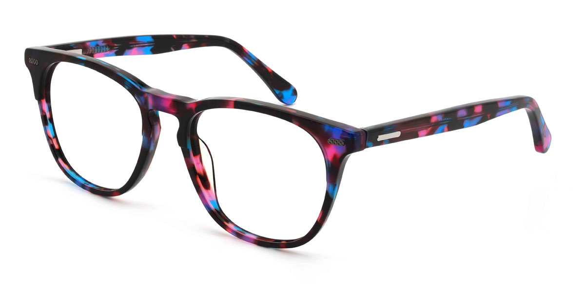 Lila teknősbéka Mollie Szemüveg - Oval Glasses