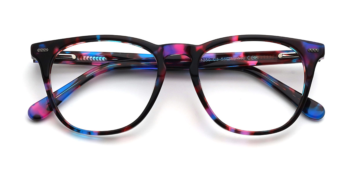 Lila teknősbéka Mollie Szemüveg - Oval Glasses