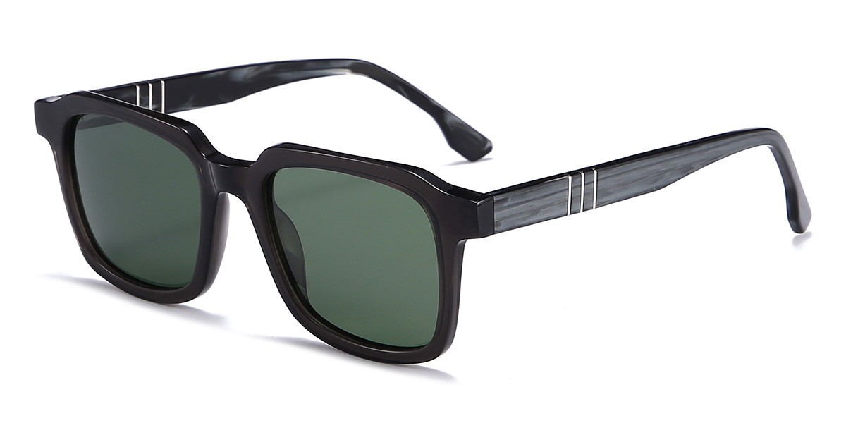 Grey Grey Colson Glasses - Rectangle Sunglasses