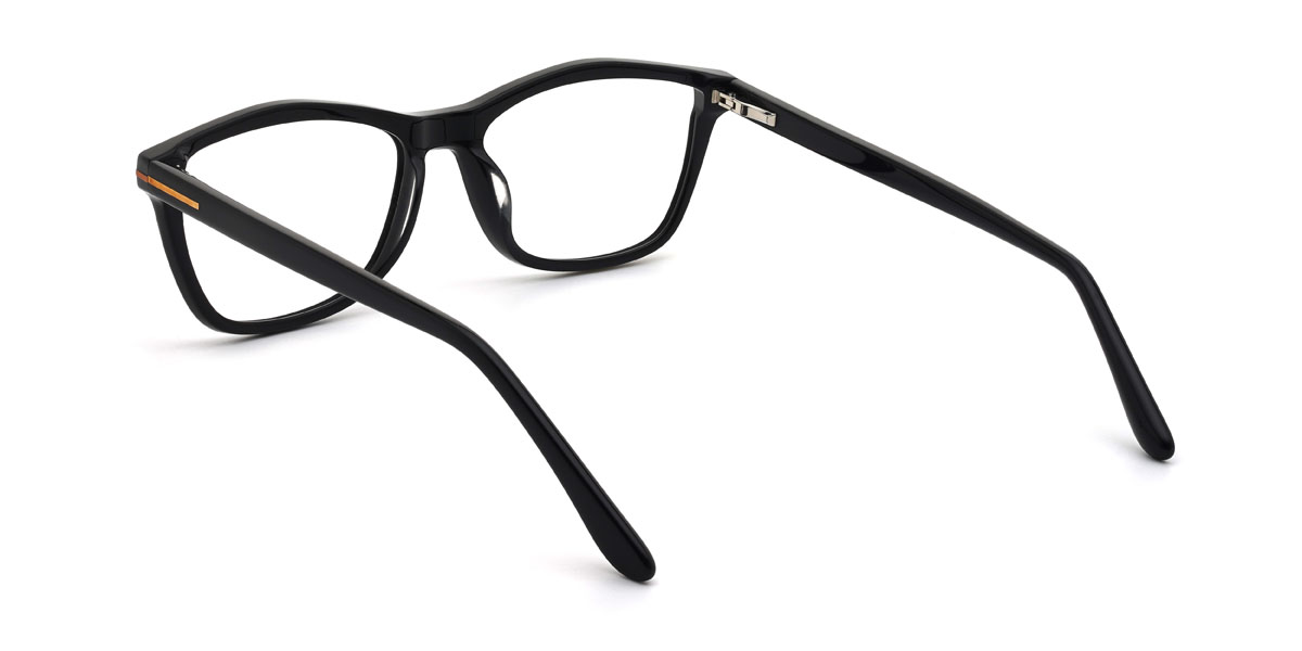 Negro Ezequiel Gafas - Rectangle Glasses