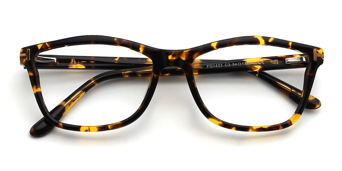 Amarillo Carey Ezequiel Gafas - Rectangle Glasses