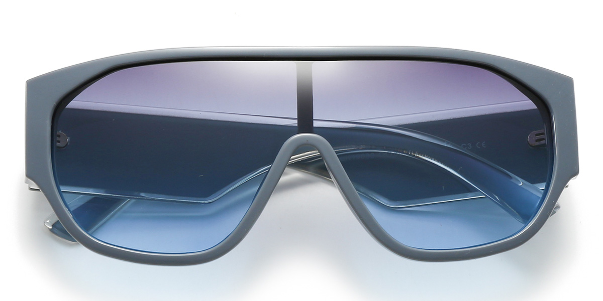 Blue Gradual Blue Precious Glasses - Aviator Sunglasses