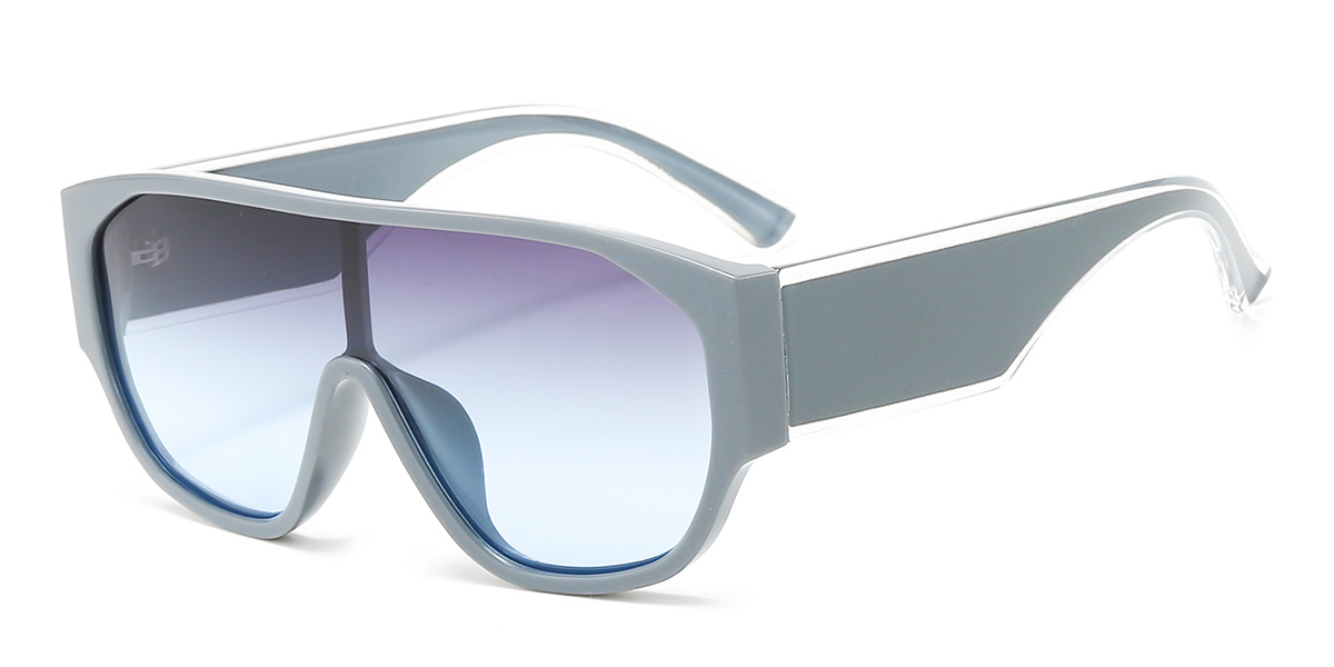 Blue Gradual Blue Precious Glasses - Aviator Sunglasses