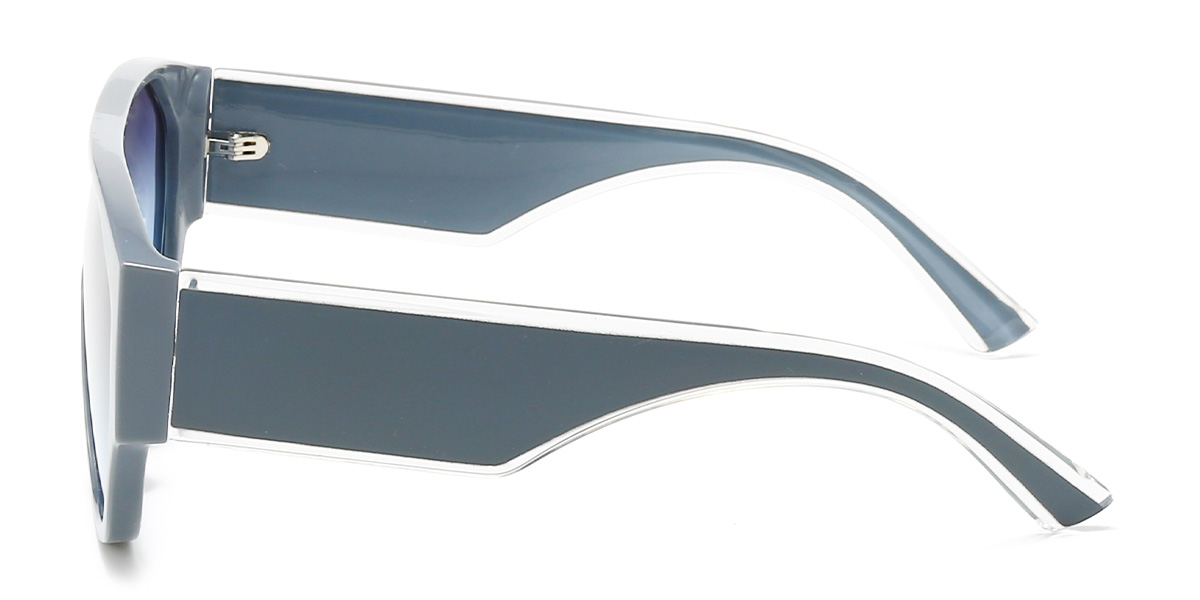 Blue Gradual Blue Precious Glasses - Aviator Sunglasses