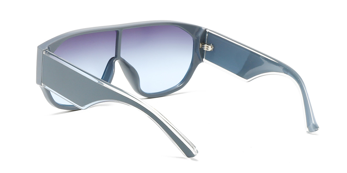 Blue Gradual Blue Precious Glasses - Aviator Sunglasses