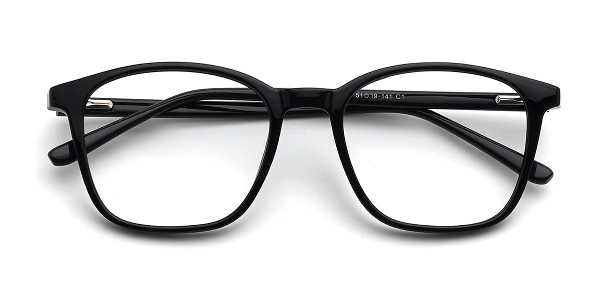 Negro Inaaya Gafas - Rectangle Glasses