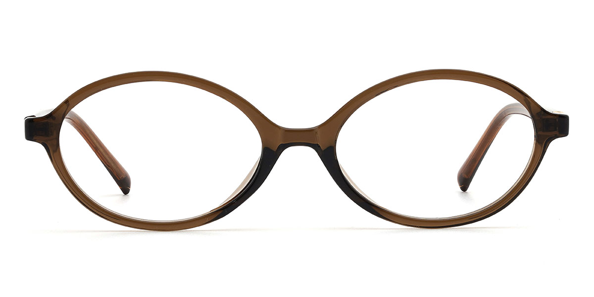 Marrón Hattie Gafas - Oval Glasses