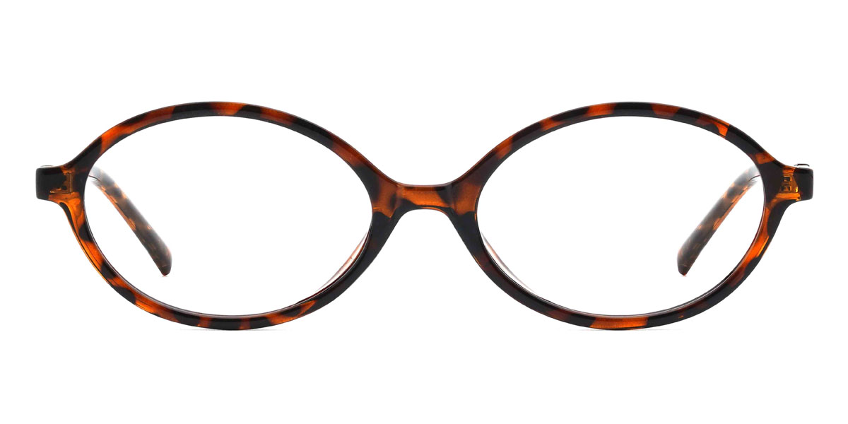 Tortoiseshell Hattie - Oval Glasses