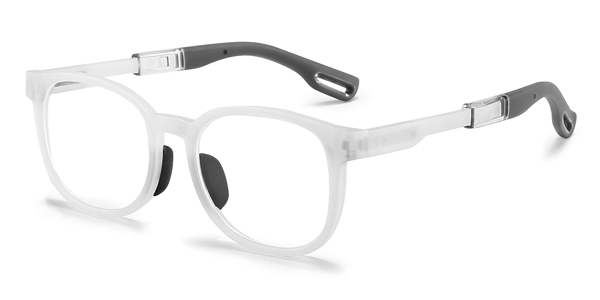 White Brecken (Age 3-6) Glasses - Kids Glasses