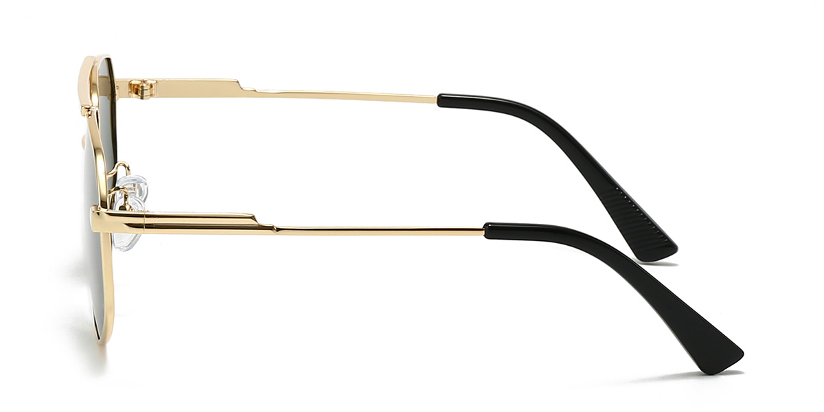 Gold Dark Green Giuseppe Glasses - Aviator Sunglasses