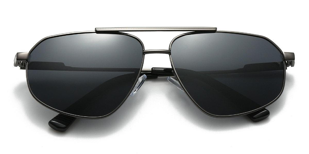 Gun Grey Giuseppe Glasses - Aviator Sunglasses