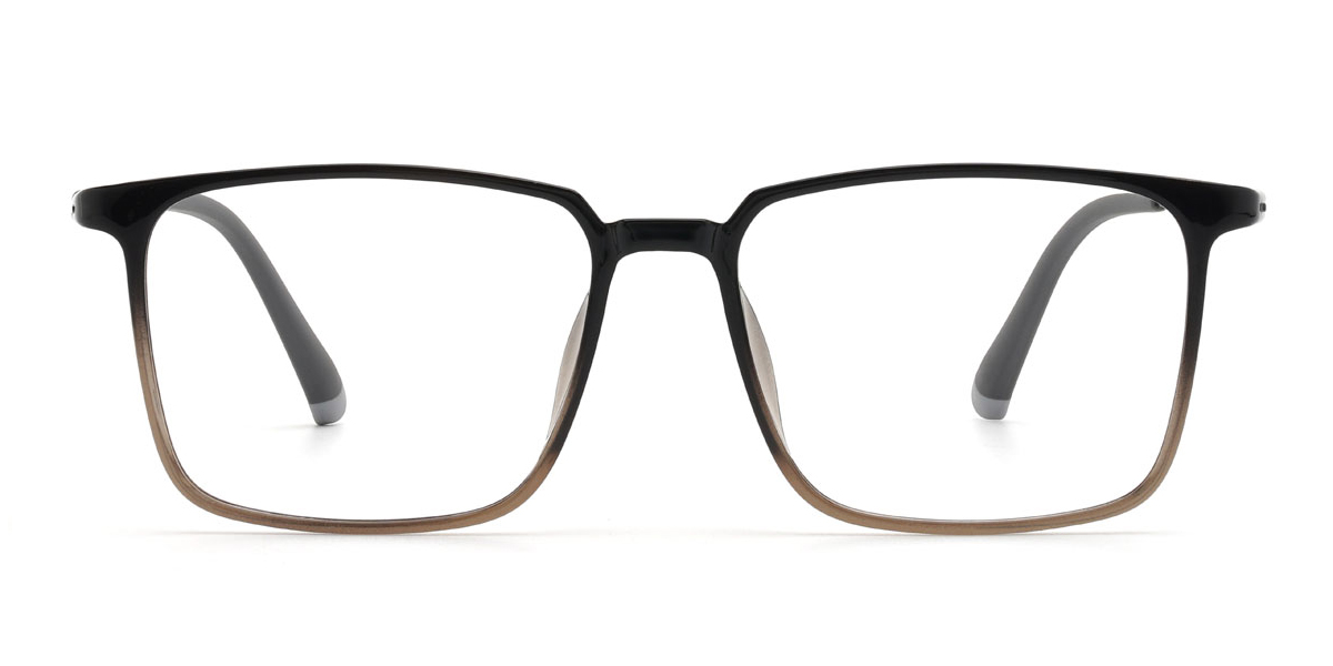 Black Tawny Solana Glasses - Rectangle Glasses