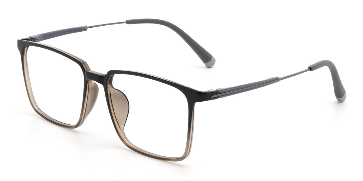 Black Tawny Solana Glasses - Rectangle Glasses