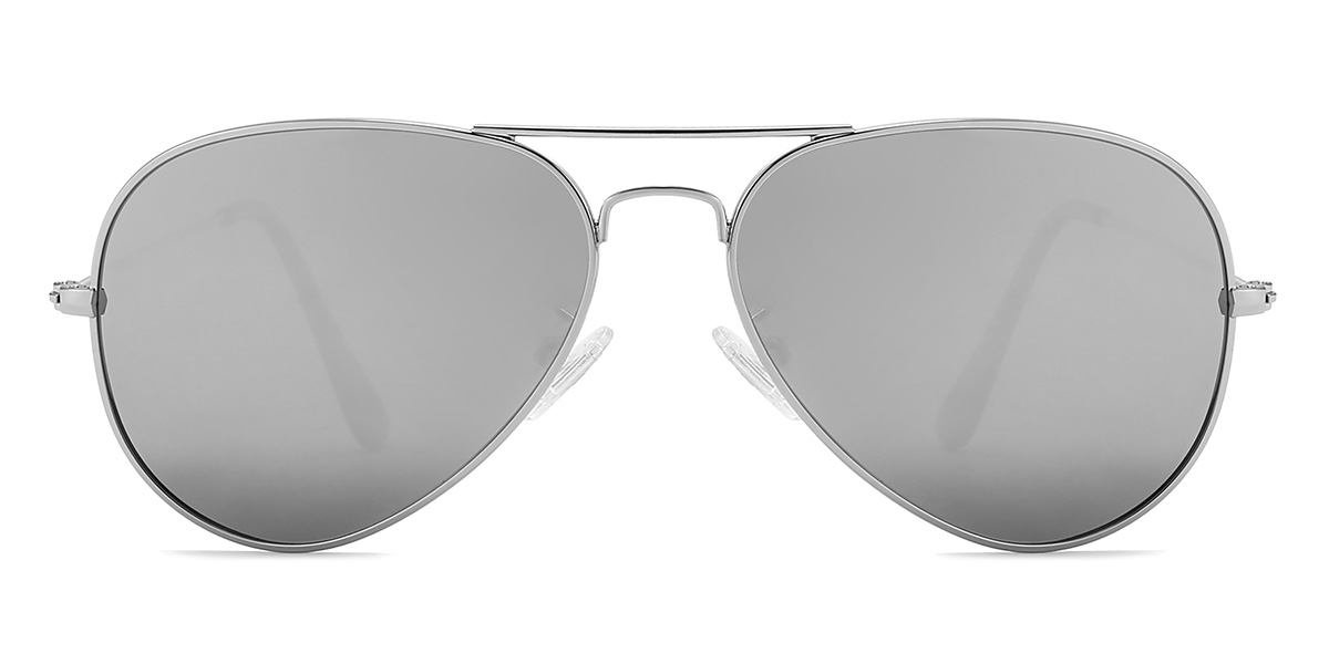 Silver Mercury Skylah Glasses - Aviator Sunglasses