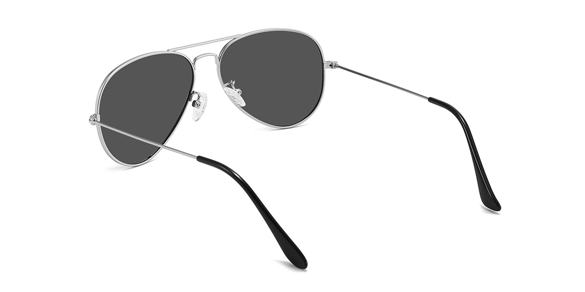 Silver Mercury Skylah Glasses - Aviator Sunglasses
