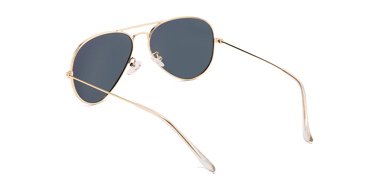 Gold Pink Skylah Glasses - Aviator Sunglasses