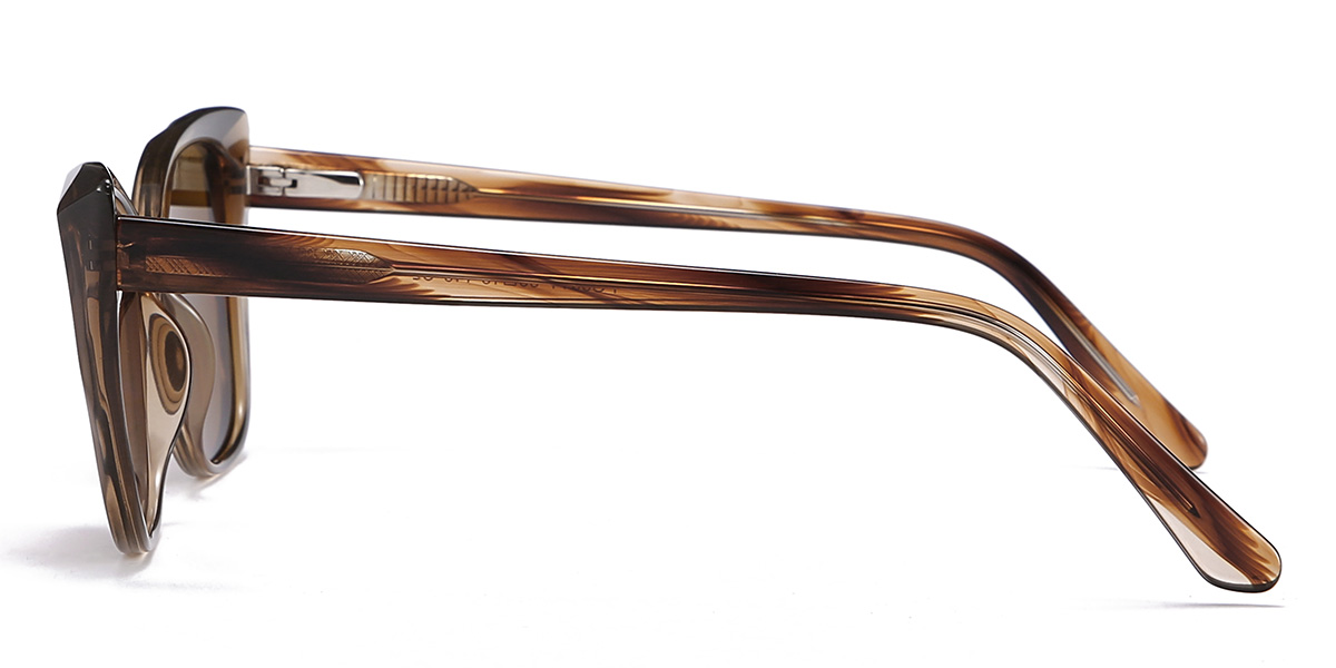 Marrón Marrón Marquise Gafas - Cat Eye Sunglasses