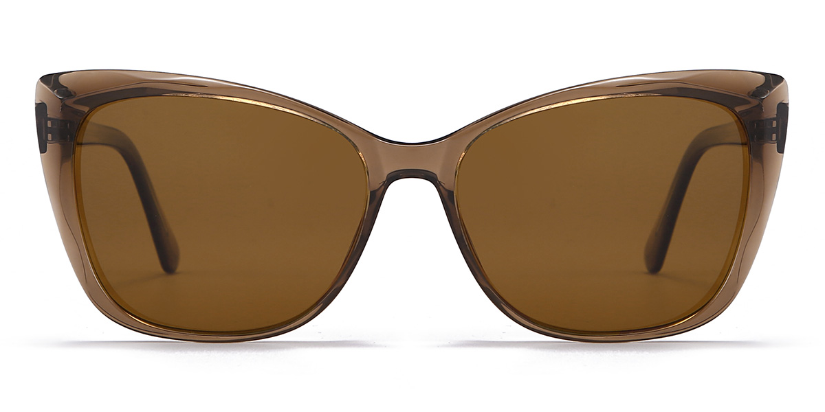 Marrón Marrón Marquise Gafas - Cat Eye Sunglasses