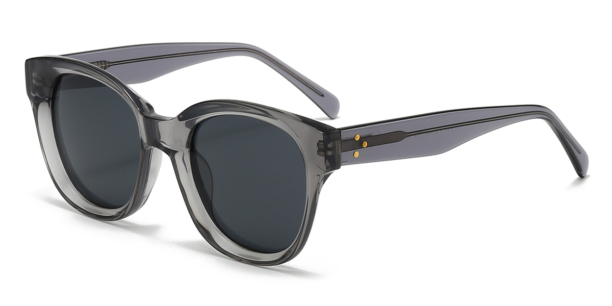 Grau Grau Sabastian Brille - Square Sunglasses