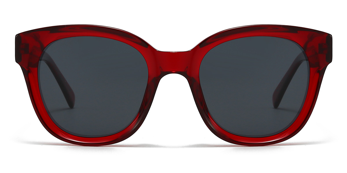 Piros szürke Sabastian Szemüveg - Square Sunglasses