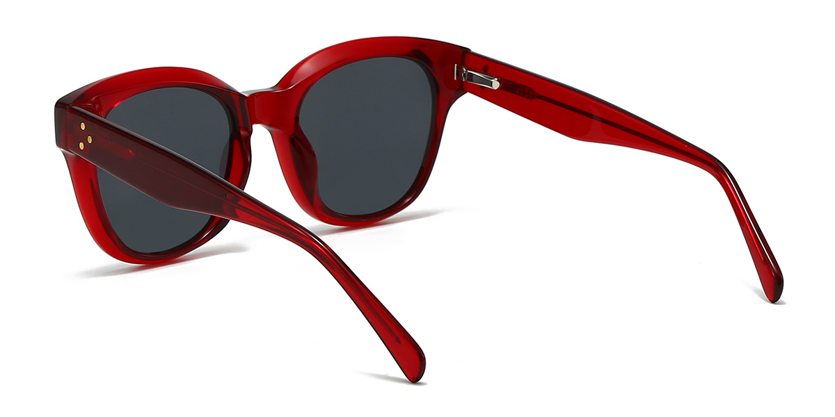 Piros szürke Sabastian Szemüveg - Square Sunglasses