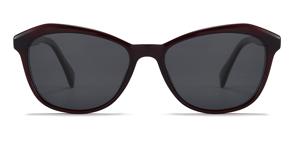 Wine Grey Theodora Glasses - Cat Eye Sunglasses