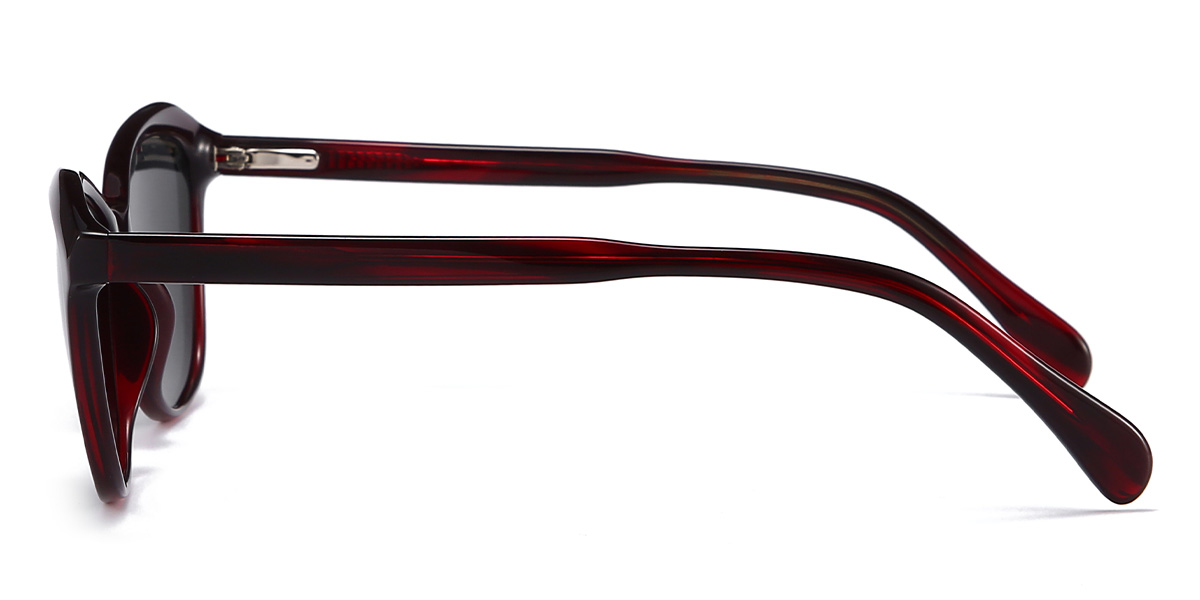 Wine Grey Theodora Glasses - Cat Eye Sunglasses