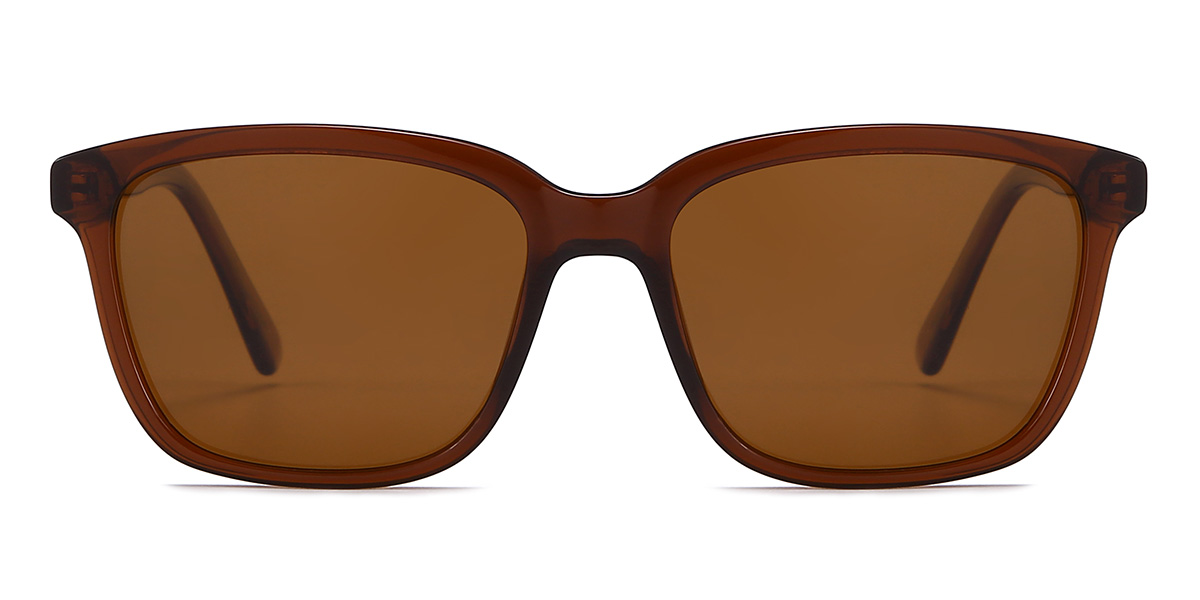 Marron Marron Mazen Lunettes - Rectangle Sunglasses