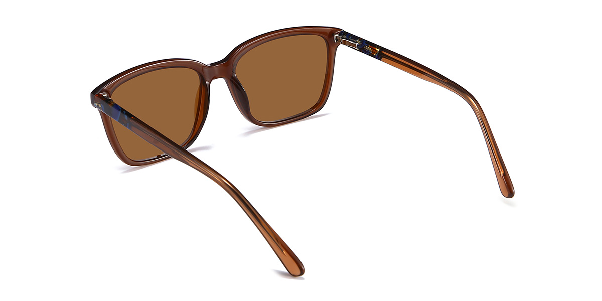 Marron Marron Mazen Lunettes - Rectangle Sunglasses