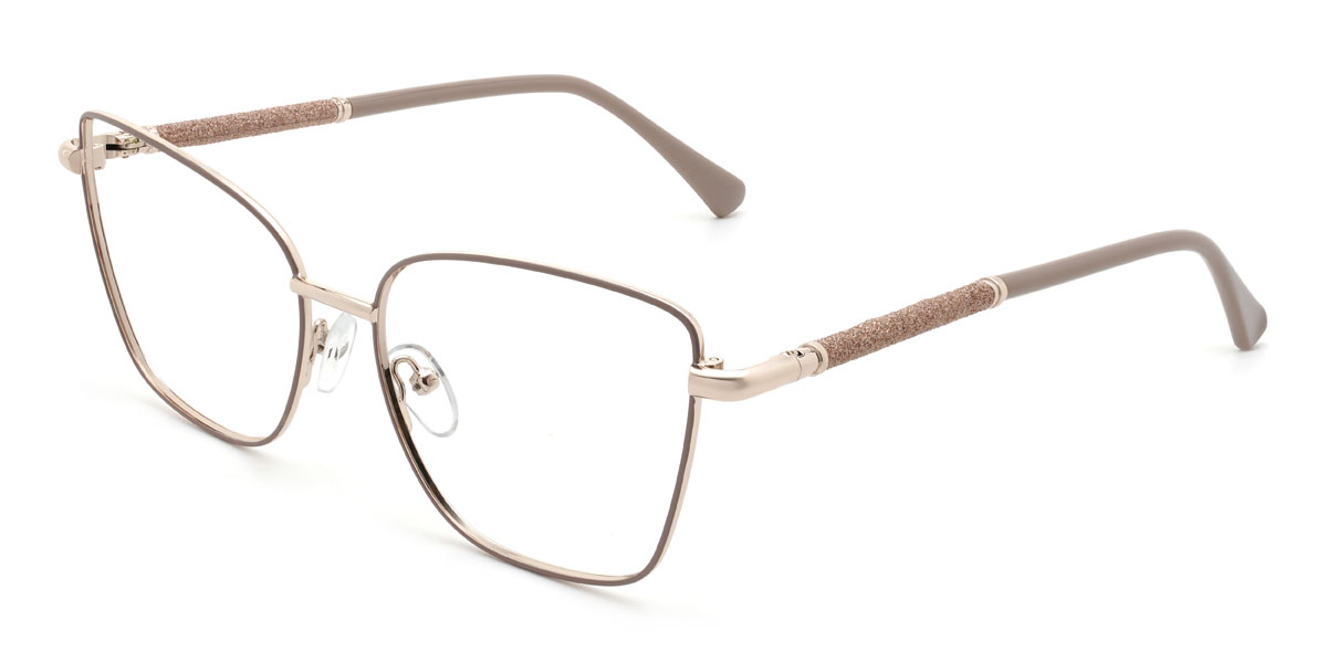 Cameo Brown Brennon Szemüveg - Rectangle Glasses
