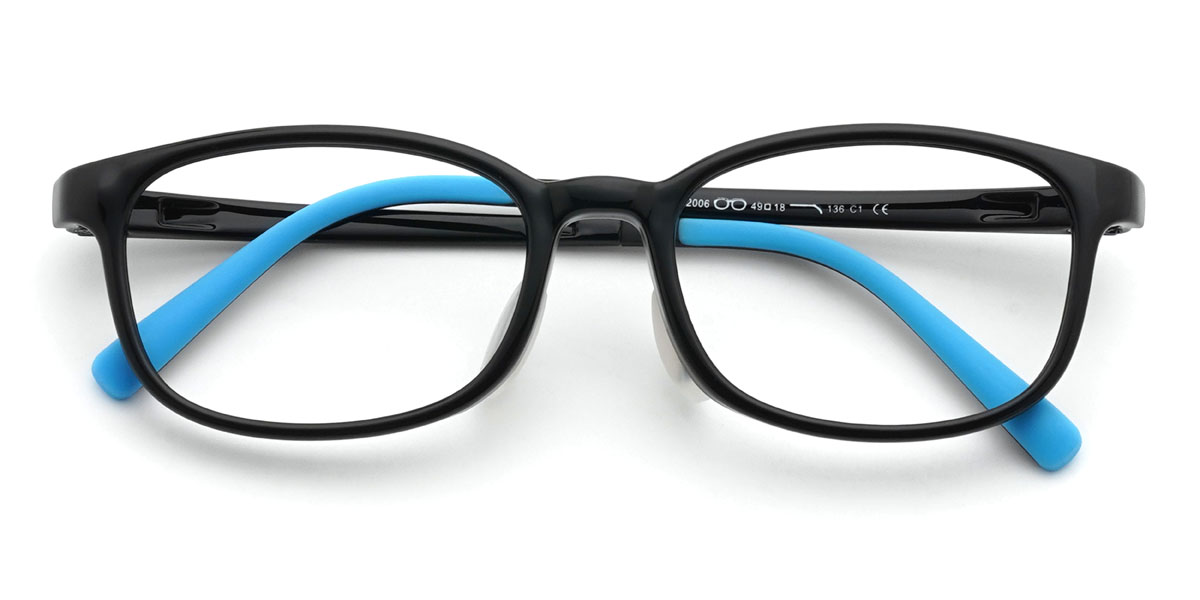 Black Nurul (Age 10-16) Glasses - Kids Glasses