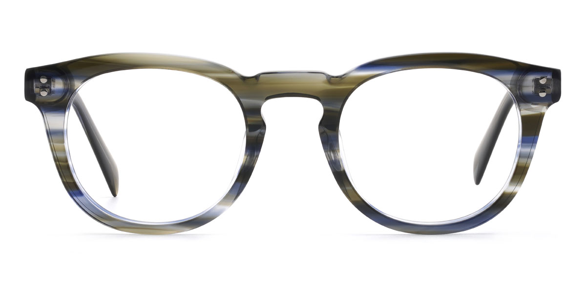 Grau Schildpatt Jaedyn Brille - Oval Glasses