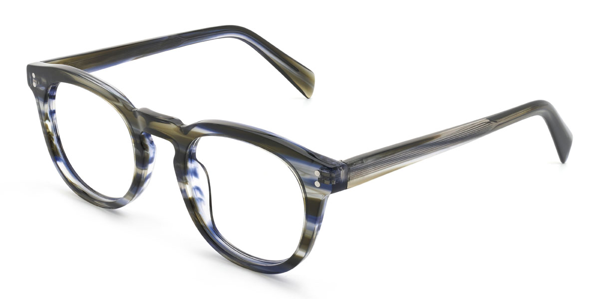 Grau Schildpatt Jaedyn Brille - Oval Glasses